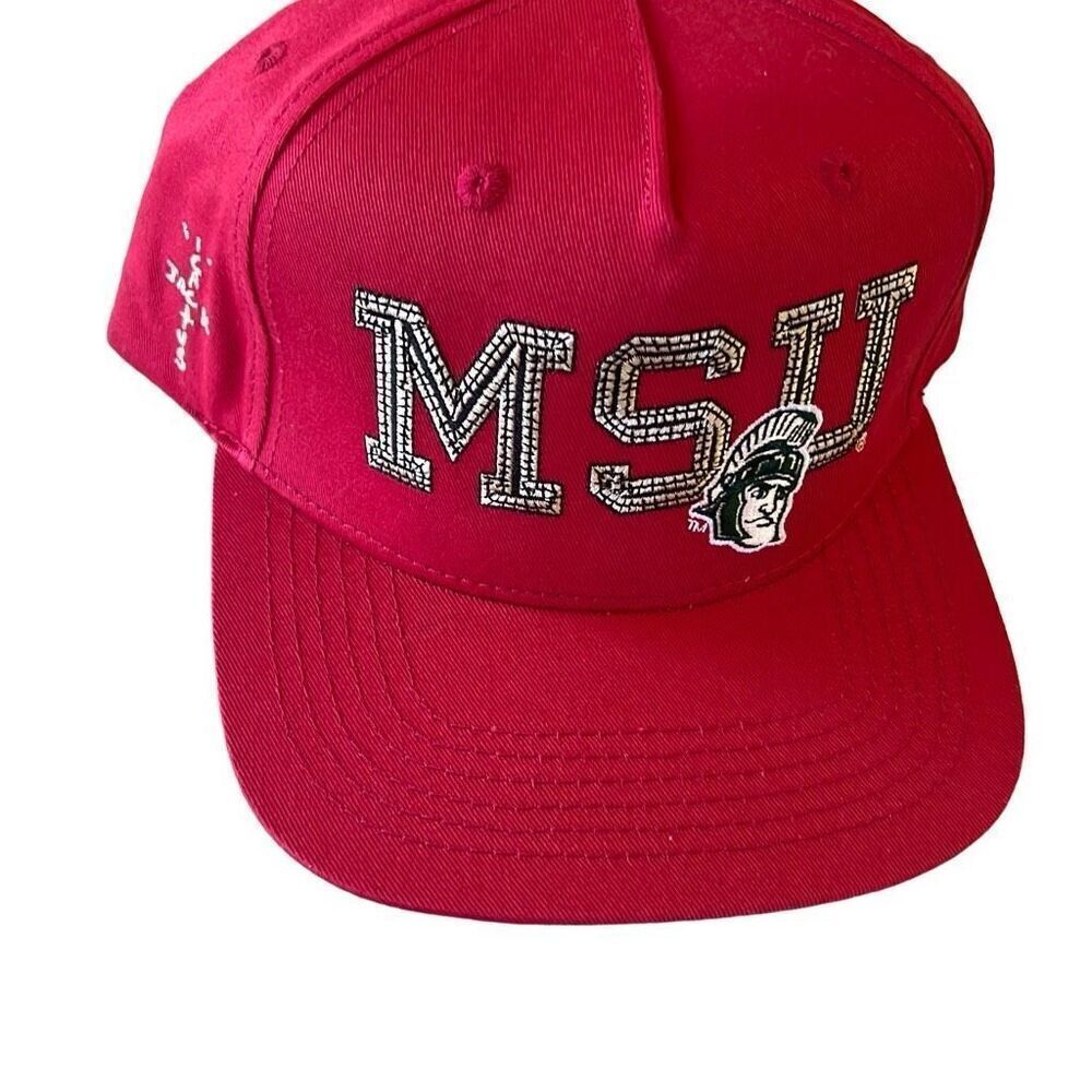 Travis Scott Cactus Jack x Michigan State MSU Mitchell & Ness Hat Snapback (1)